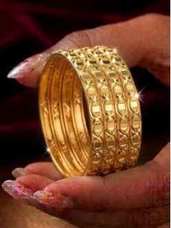 Gold Plated Bangles